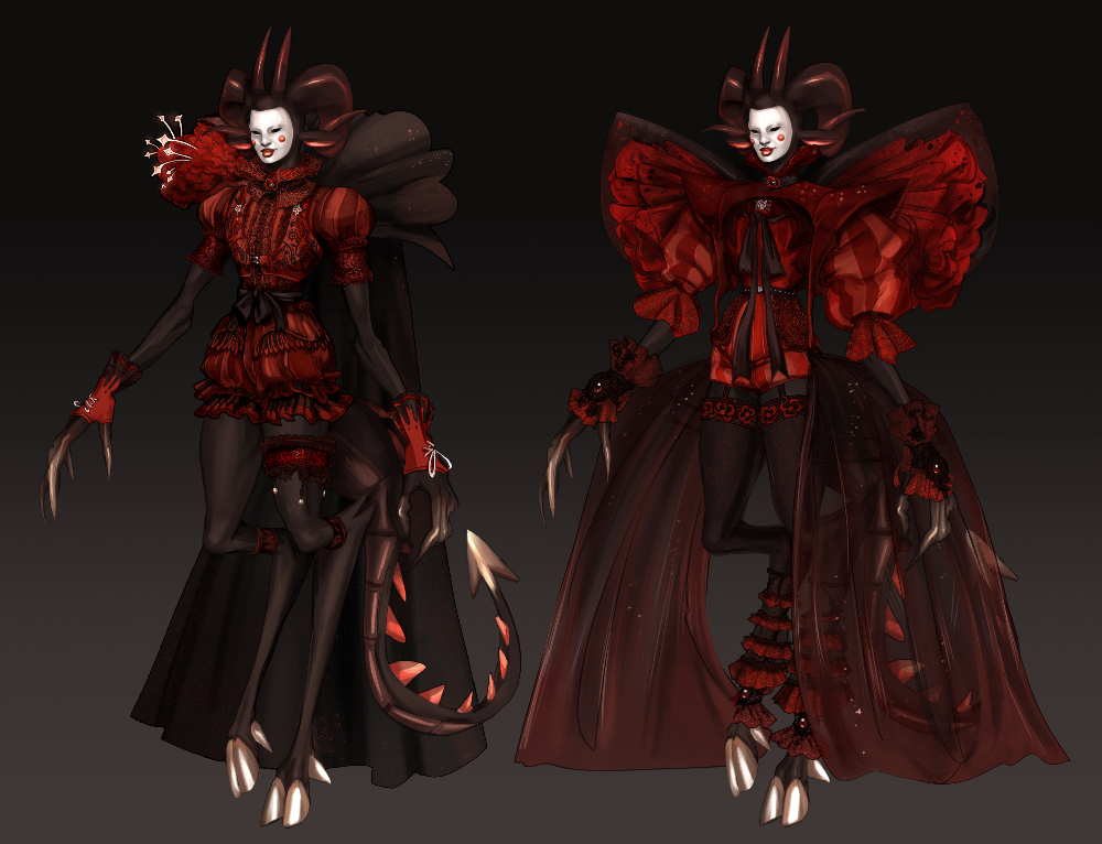 A set of two outfits for the Faun.