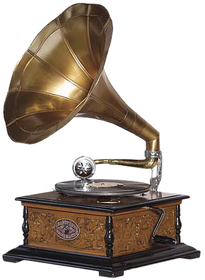 An image of a gramophone.